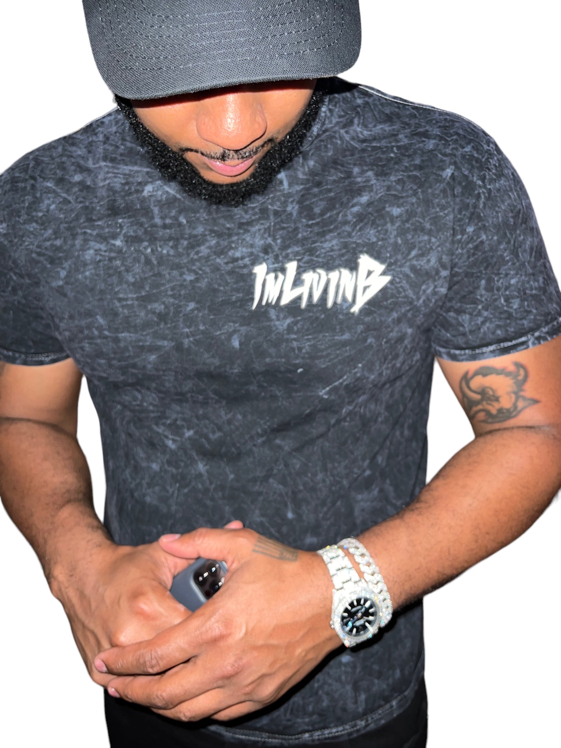 Paris Left Chest T (Mineral Black)