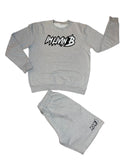 Crewneck Short Set (Heather Grey)