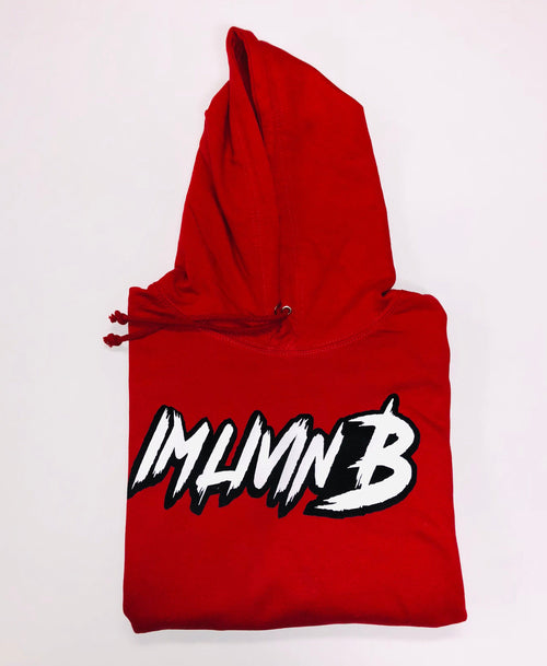 3D Ruff Logo Hoody (Red)*