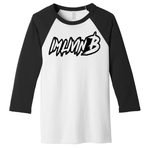 Baseball T 3D Ruff Logo (Black)