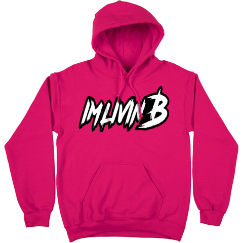 3D Ruff Logo Hoody (Fire Pink)