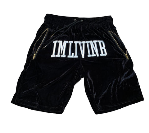 Velour Shorts (Black)