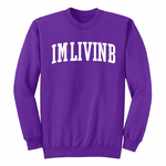 Marathon Logo Crewneck Sweatshirt (Purple)