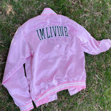 Satin Lightweight Jacket (Pricetag Pink)