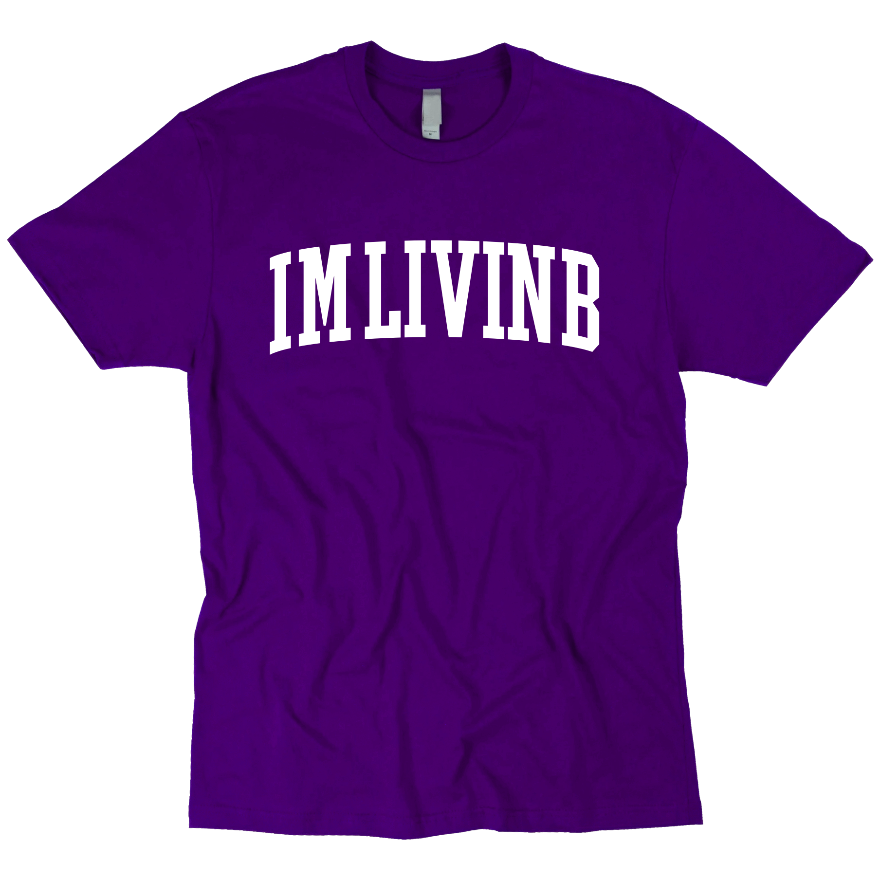 Marathon Unisex Tee (Purple w/White logo)