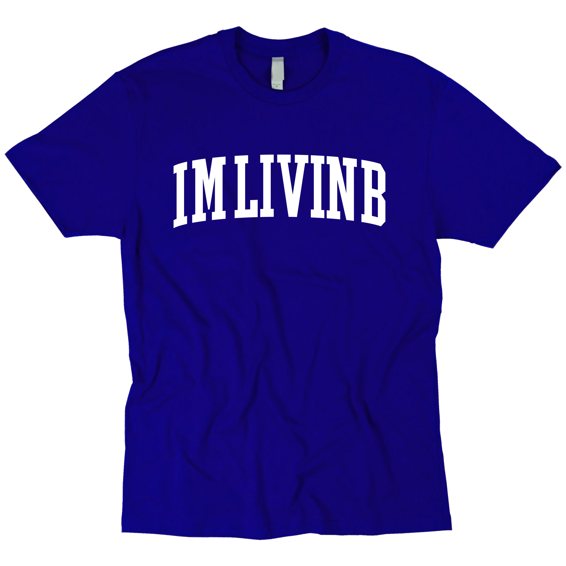 Marathon Unisex Tee (Royal Tee w/White logo)