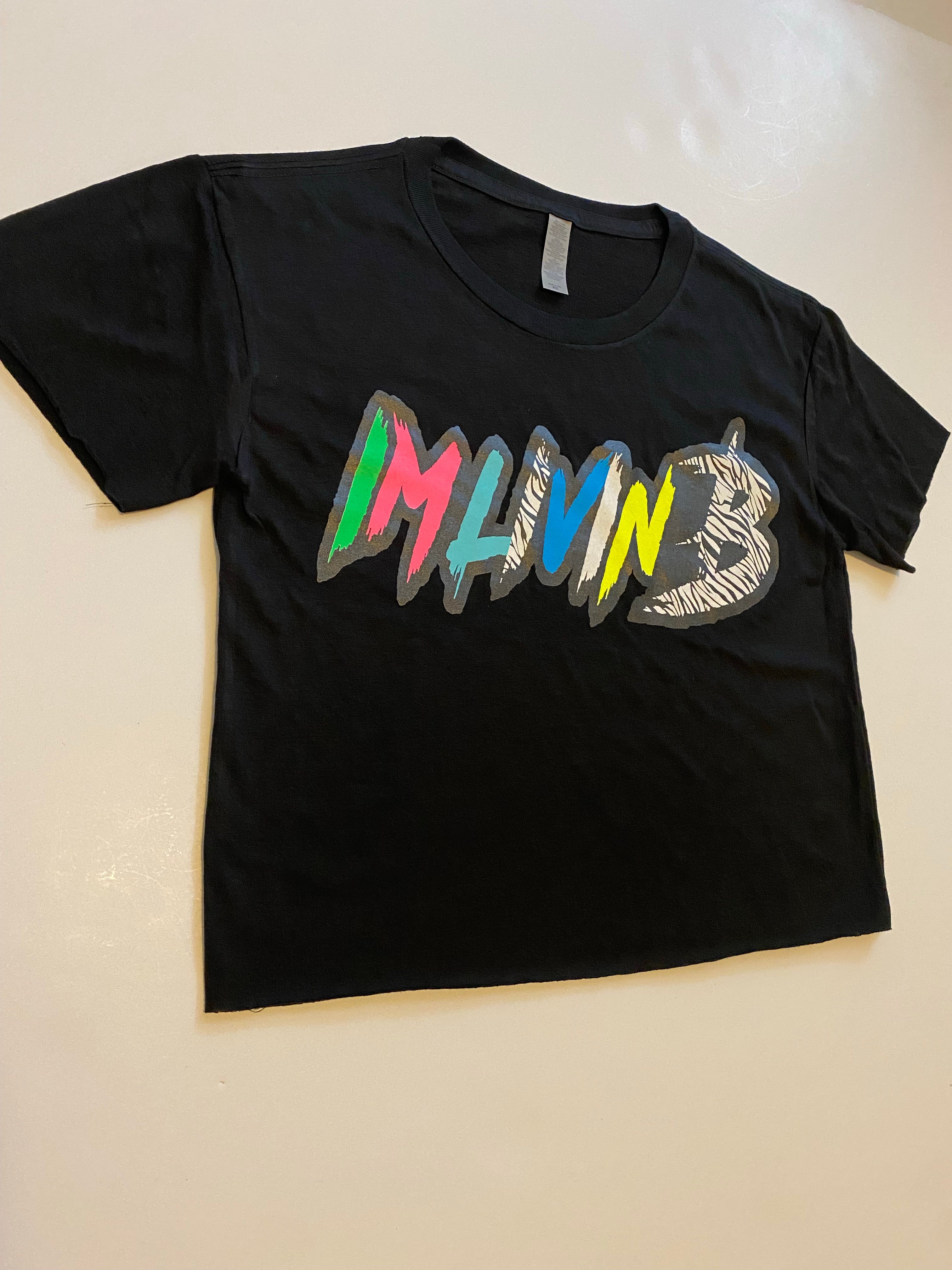 Enormous Cropped T (Black)