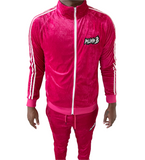 Velour Unisex Jogger Suit (PINK)READ DESCRIPTION BEFORE ORDERING