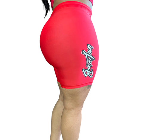 Biker Shorts Legacy Logo (Red)