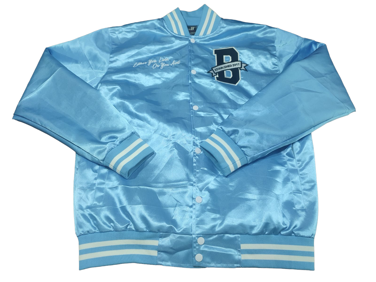 Satin Lightweight Jacket (Dean Smith Blue)
