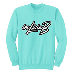 Peppermint 3D Legacy Logo Crewneck Sweatshirt