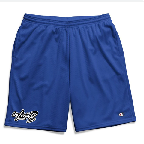 Legacy Logo Mesh Shorts (Royal)