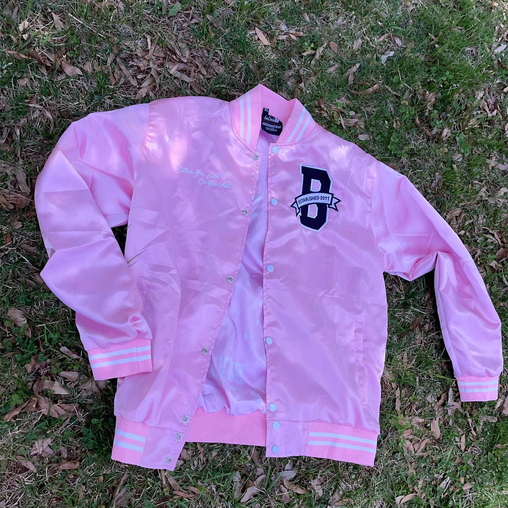 Satin Lightweight Jacket (Pricetag Pink)