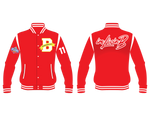Legacy Heavyweight Letterman Jacket (Red)
