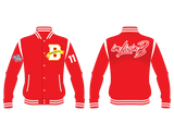 Legacy Heavyweight Letterman Jacket (Red)