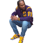 Legacy Heavyweight Letterman Jacket (Lakers Purple & Gold)