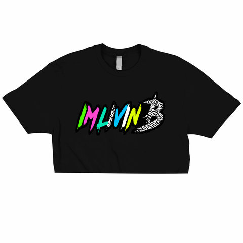 Enormous Cropped T (Black)