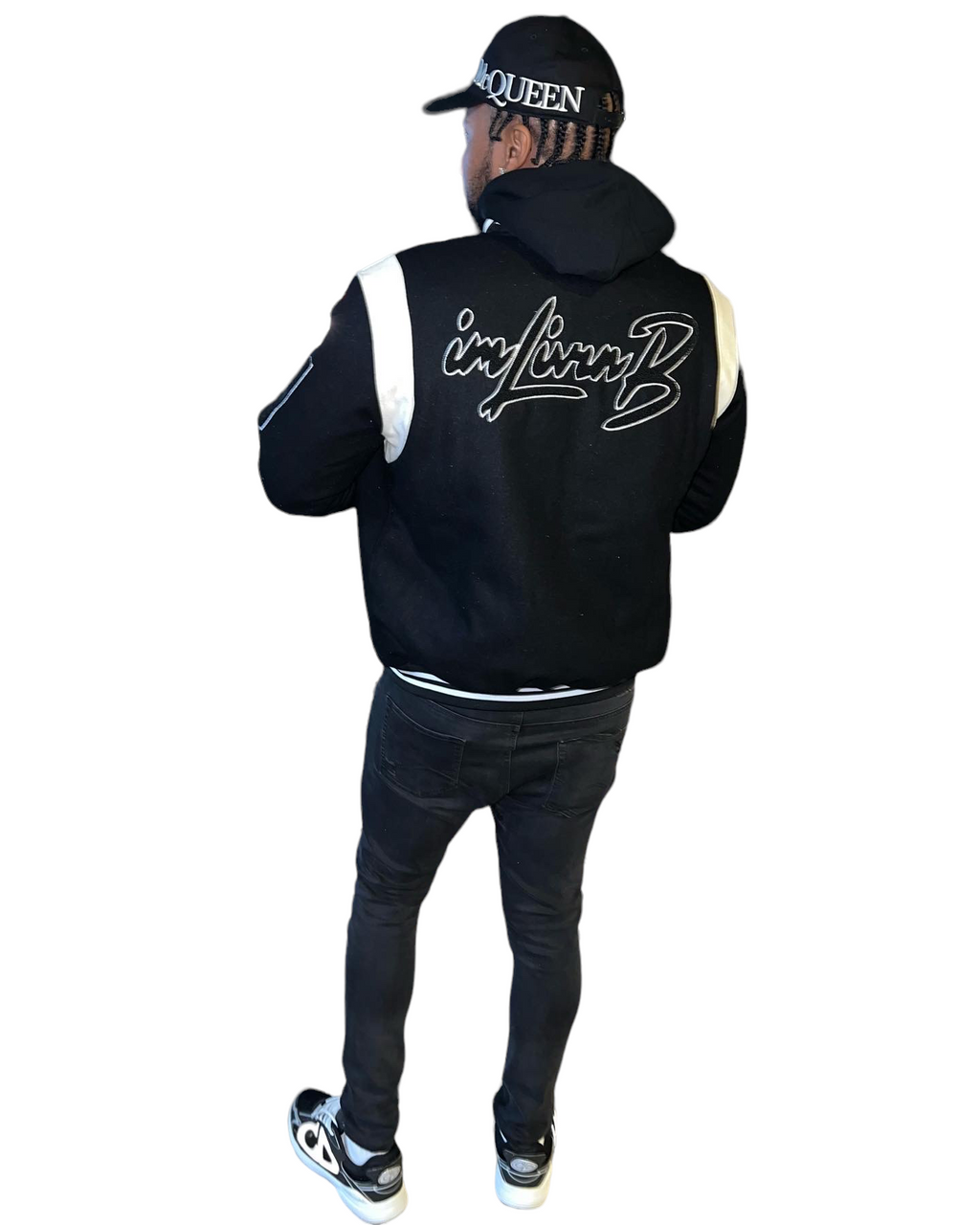 Heavyweight Letterman Jacket (Black)