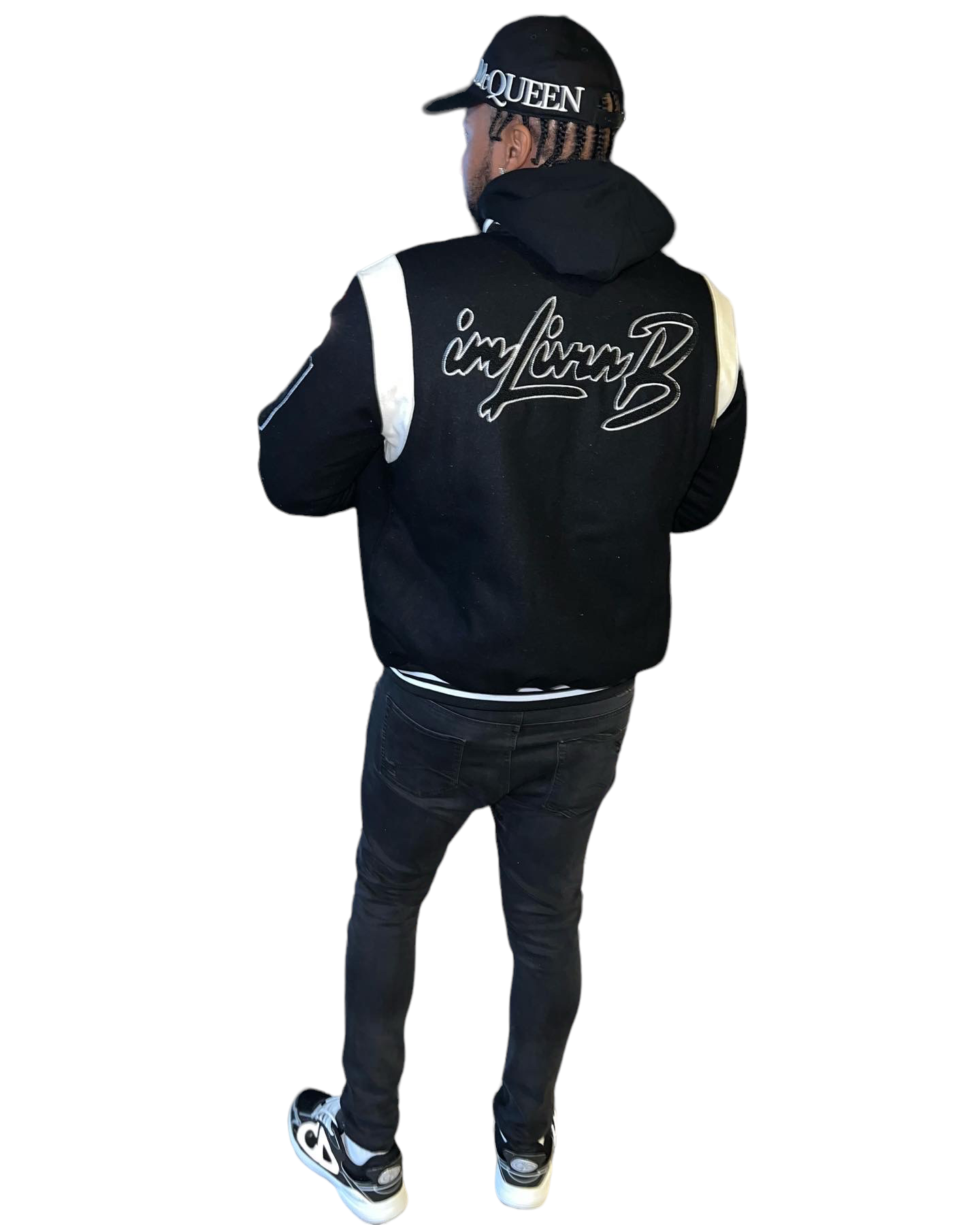Heavyweight Letterman Jacket (Black)