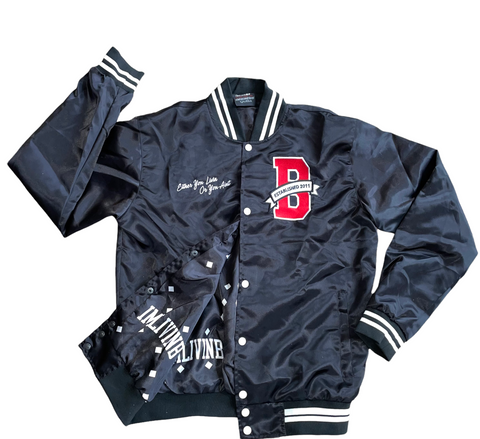 Satin Lightweight Jacket (Black)