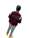 Heavyweight Letterman Jacket (Maroon)