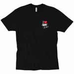 I Love Buffalo Left Chest T (Black)